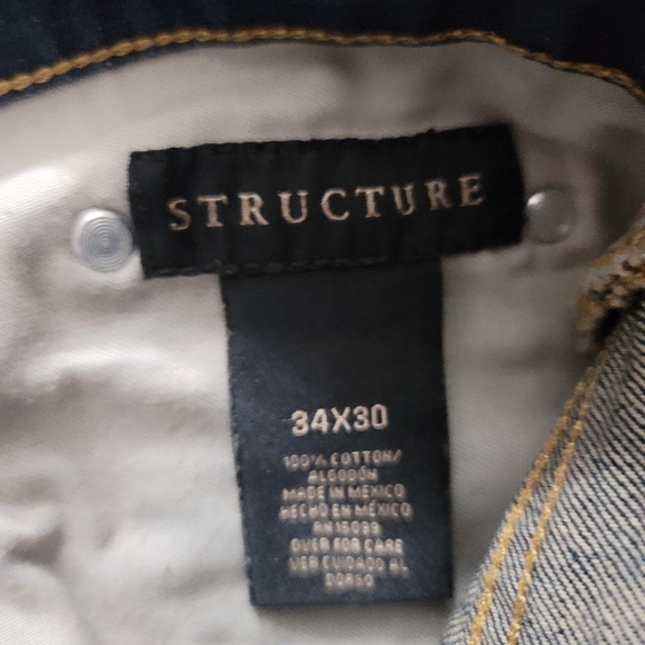 Mens Structure Jeans - Picture 2 of 2